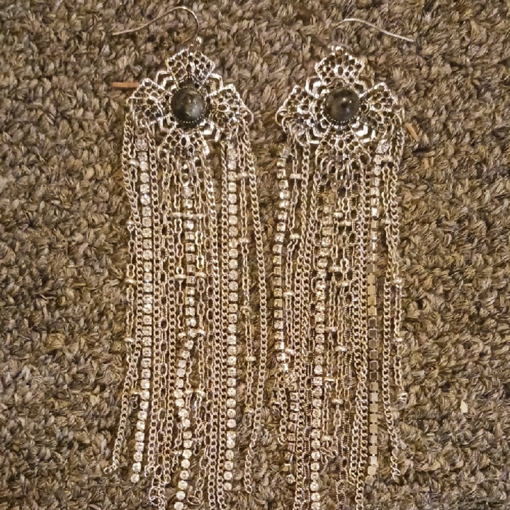 Elegant Silver Dangle Earrings